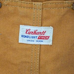 1950s Vintage Carhartt Headlight Finck Overall Coverall Union Made